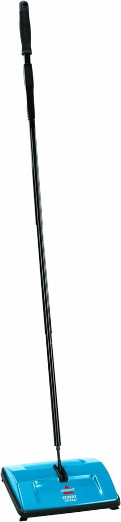 BISSELL Sturdy Sweep | Lightweight Carpet Sweeper | 2402E, Blue