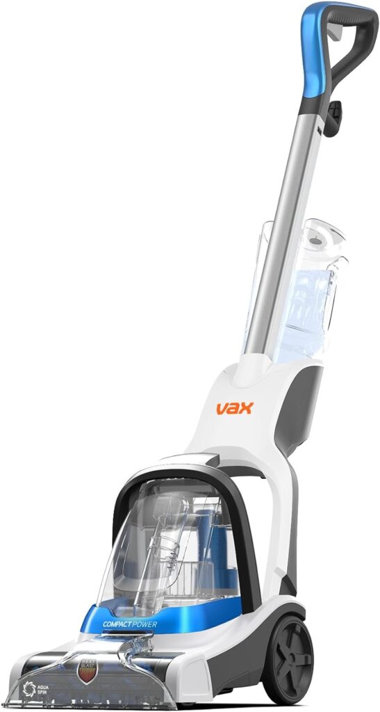 Vax Compact Power Carpet Cleaner | Quick, Compact and Light | Perfect for Small Spaces - CWCPV011, 3.4 Litre, 800W, White, One Size