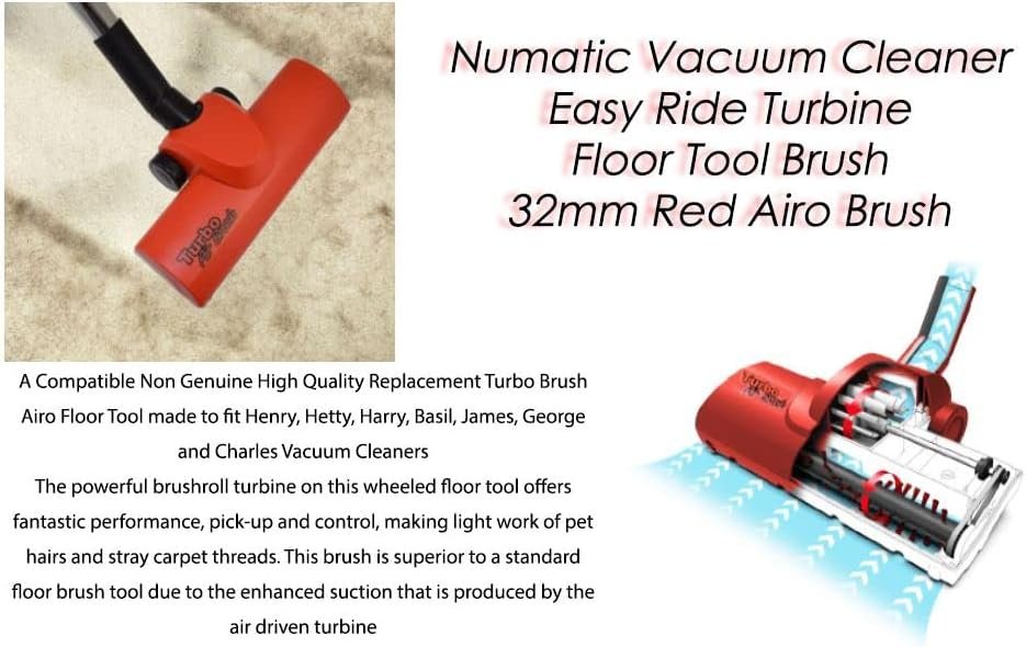 Yourspares Universal Red Airo Turbo Brush Floor Tool Review
